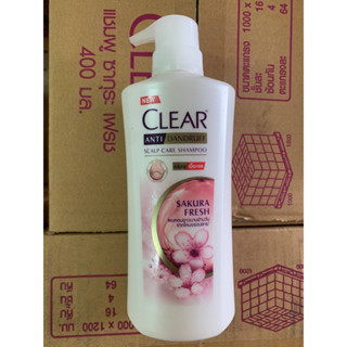 clear แชมพูเคลียร์ แอนตี้แดนดรัฟ สกาล์ป แคร์ ซากุระ เฟรช 400มล