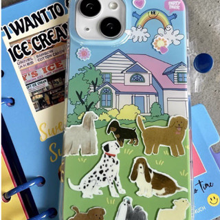 Party doggie park phone case เคสไอโฟนลายน้องหมา