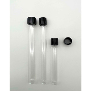 หลอดแก้วมีฝาเกลียว(ฝาสีดำ) Test Tube Screw cap, หลอดเลี้ยงมด หลอดทดลอง