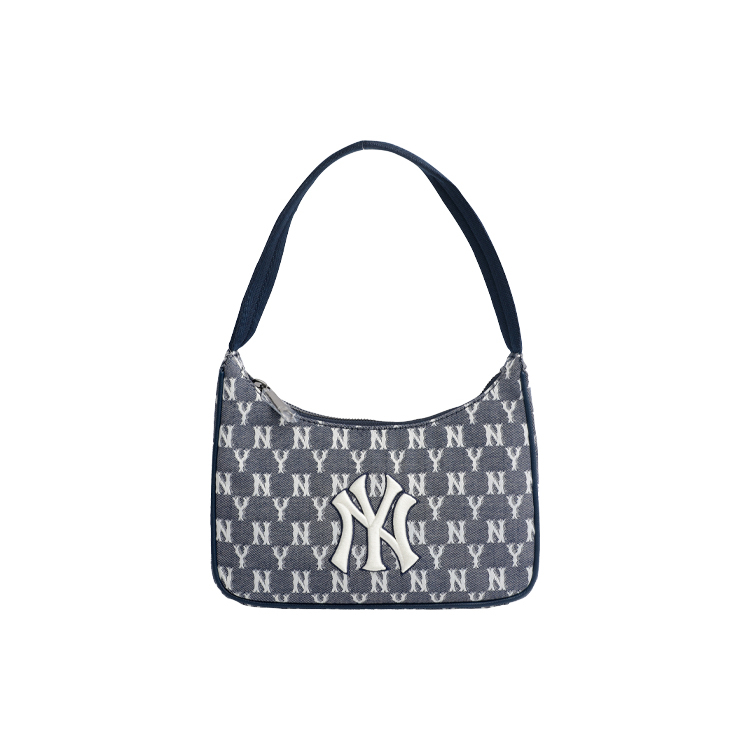 (แท้100%)  MLB Monogram "navy blue" Tote Bags, Shoulder Bags, Totes, Trends
