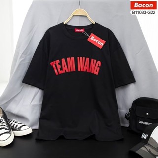 เสื้อโอเวอร์ไซต์ งานสกีนหน้า ( TEAM WANG )