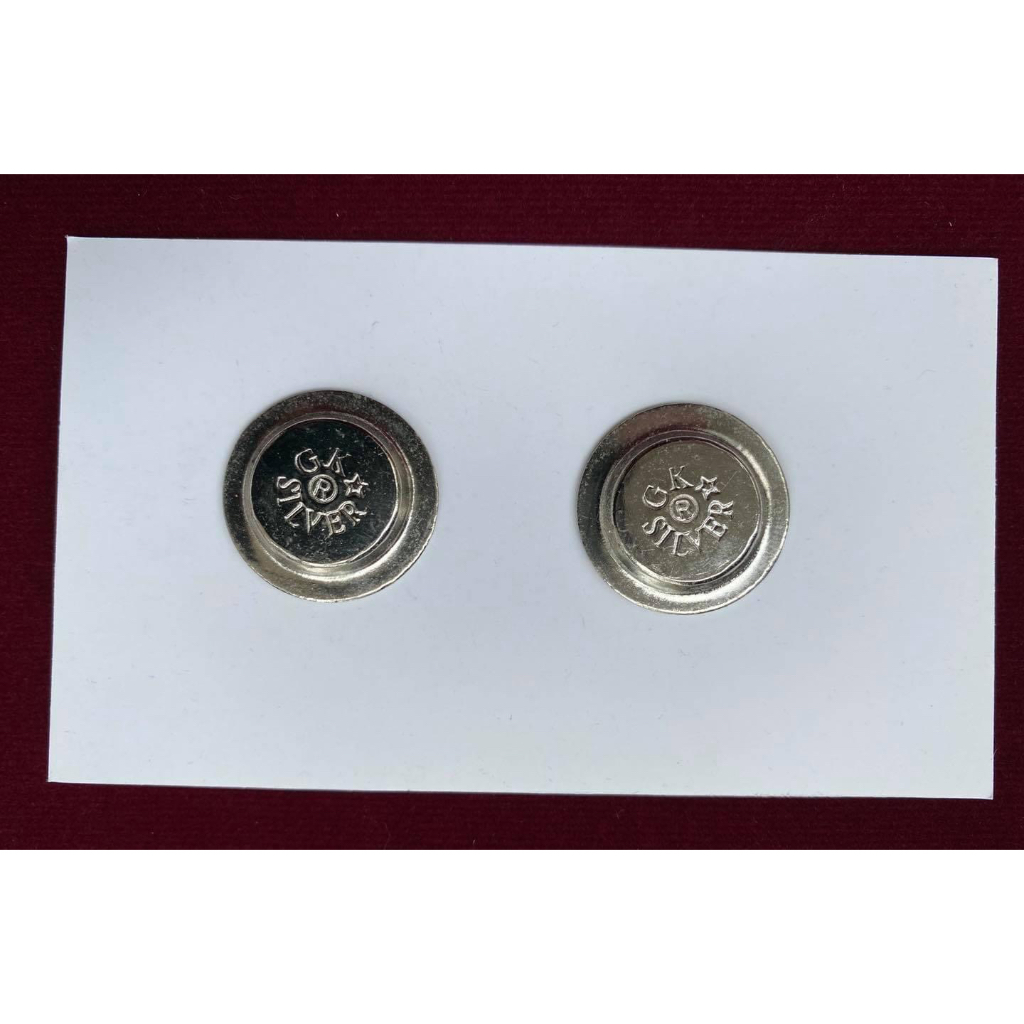 ดาวร้อยตรี ร้อยโท ร้อยเอก ตร. (ขนาดผู้ชาย)งานชุบทองคำขาวสินค้าตรงปก GKSILVER - รูปที่ 3