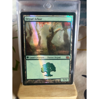 การ์ด MTG Dryad Arbor Foil Land Magic the Gathering EDH รุ่น FTV Realm สภาพ Nm