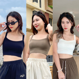 AngelBraBra สายเดี่ยวพร้อมบรา ตัวสั้น Baki Bra Camisole