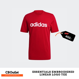 เสื้อยืดผู้ชายADIDAS ESSENTIALS EMBROIDERED LINEAR LOGO TEE GL0061