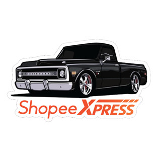 สติ๊กเกอร์ รถซิ่งShopee Xpress