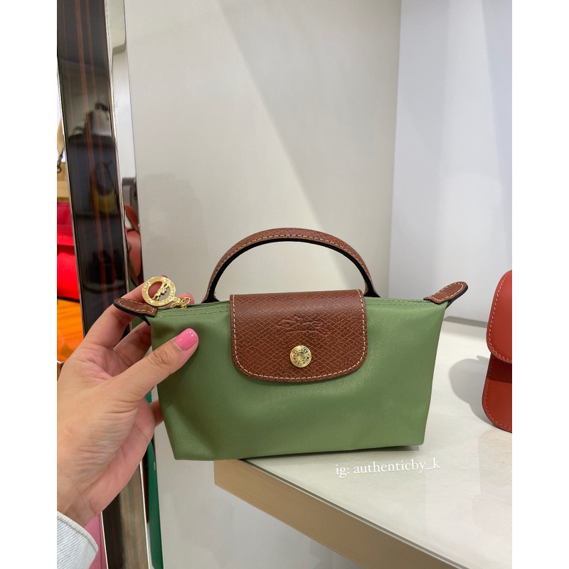พร้อมส่ง ออกช็อ Kingpower /ไม่มีถุงกระดาษ| LONGCHAMP LE PLIAGE ORIGINAL Pouch with handle