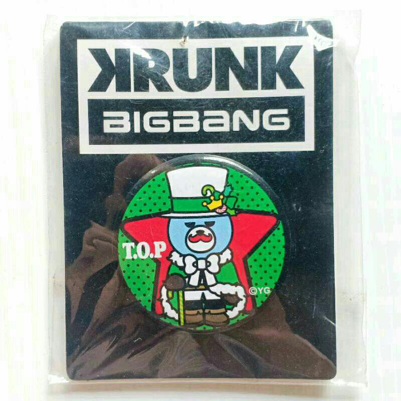 สินค้า​ เข็มกลัด ของสะสม BIGBANG × LAWSON - T.O.P KRUNK สินค้า​ญี่ปุ่นมือสอง