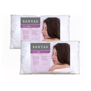 SANTAS หมอนหนุน รุ่น MICROGEL SOFT SUPPORT (แพ็คคู่)