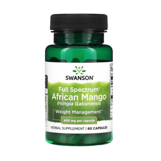 Swanson Full Spectrum African Mango, 400 mg, 60 Capsules