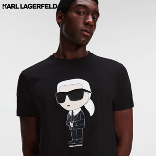 Karl Lagerfeld - KARL IKONIK T-SHIRT 230M1700 เสื้อยืด