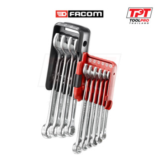 Facom ชุดประแจแหวนข้างปากตาย 440.JP10 Combination Spanner Set