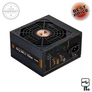 POWER SUPPLY (80+ BRONZE) 750W ZALMAN GIGAMAX ZM750-GVII ประกัน 5Y พาวเวอร์ซัพพลาย อุปกรณ์จ่ายไฟ