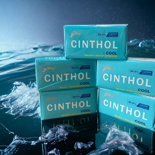 พร้อมส่ง🔥🔥(1ก้อน) สบู่ก้อน ซิลทอล Cinthol Health Soap สูตร Cool Menthol+Active Deo Fragrance 100 กรัม