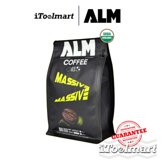 ALM MASSIVE เมล็ดกาแฟ ขนาด 250 กรัม เมล็ดใหญ่ เกรด AA คั่วเข้ม