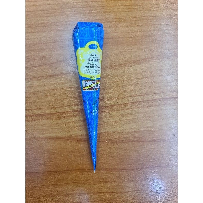 เฮนนา blue henna  เฮนน่าเพ้นท์ตัว GOLECHA  henna สีเพ้นท์ฮาลาล HENNA