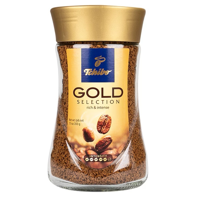 ทชิโบ กาแฟสำเร็จรูป โกลด์ ชีเล็คชั่น | Tchibo GOLD Selection rich & intense Coffee 200g