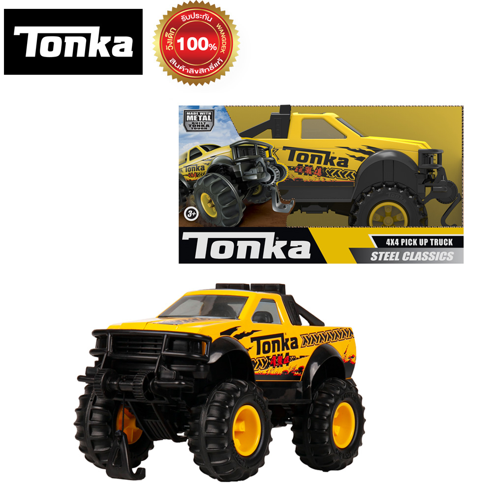 Tonka Steel Classics 4x4 Pickup Model ทอนก้า รถเหล็ก โมเดล รถกระบะ 4x4 รถของเล่น 06034