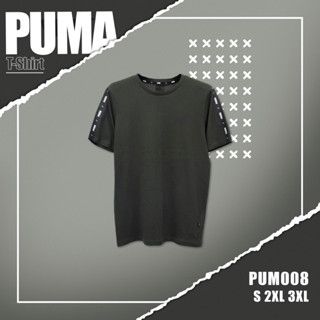 เสื้อยืดเเขนสั้น PUMA รหัส 008 ผ้านิ่มใส่สบาย ระบายอากาศดี ใส่ได้ทั้งชายและหญิง