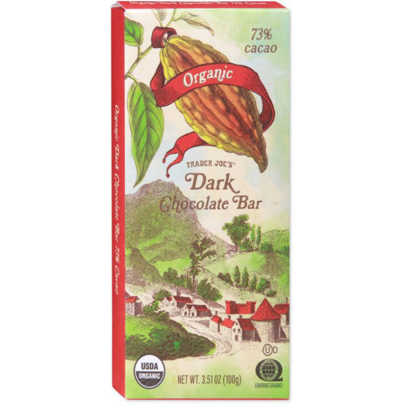 ดาร์คช็อคโกแลตนำเข้าจากอเมริกาออร์แกนิค 🇺🇸🍫 Trader Joe’s Organic Dark Chocolate Bar 73% Cacao
