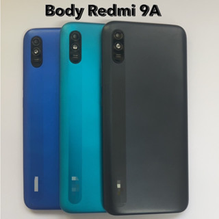 บอดี้ชุด เครสกลาง+พร้อมเลนส์+สวิทนอก สำหรับ Redmi 9A