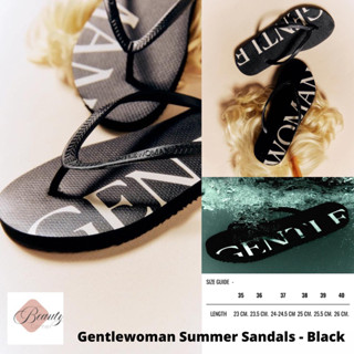 [พร้อมส่ง] รองเท้าแตะ Gentlewoman Summer Sandals – Black