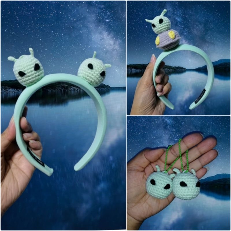 👽ที่คาดผม 3D​, พวงกุญ​แจ​ ลาย​ alien ufo เอเลี่ยน​👽 ลายน่ารัก ตุ๊กตาสไตล์เกาหลี เเฟชั่นเกาหลี