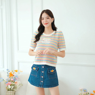 14-283 Rainbow Knit Top