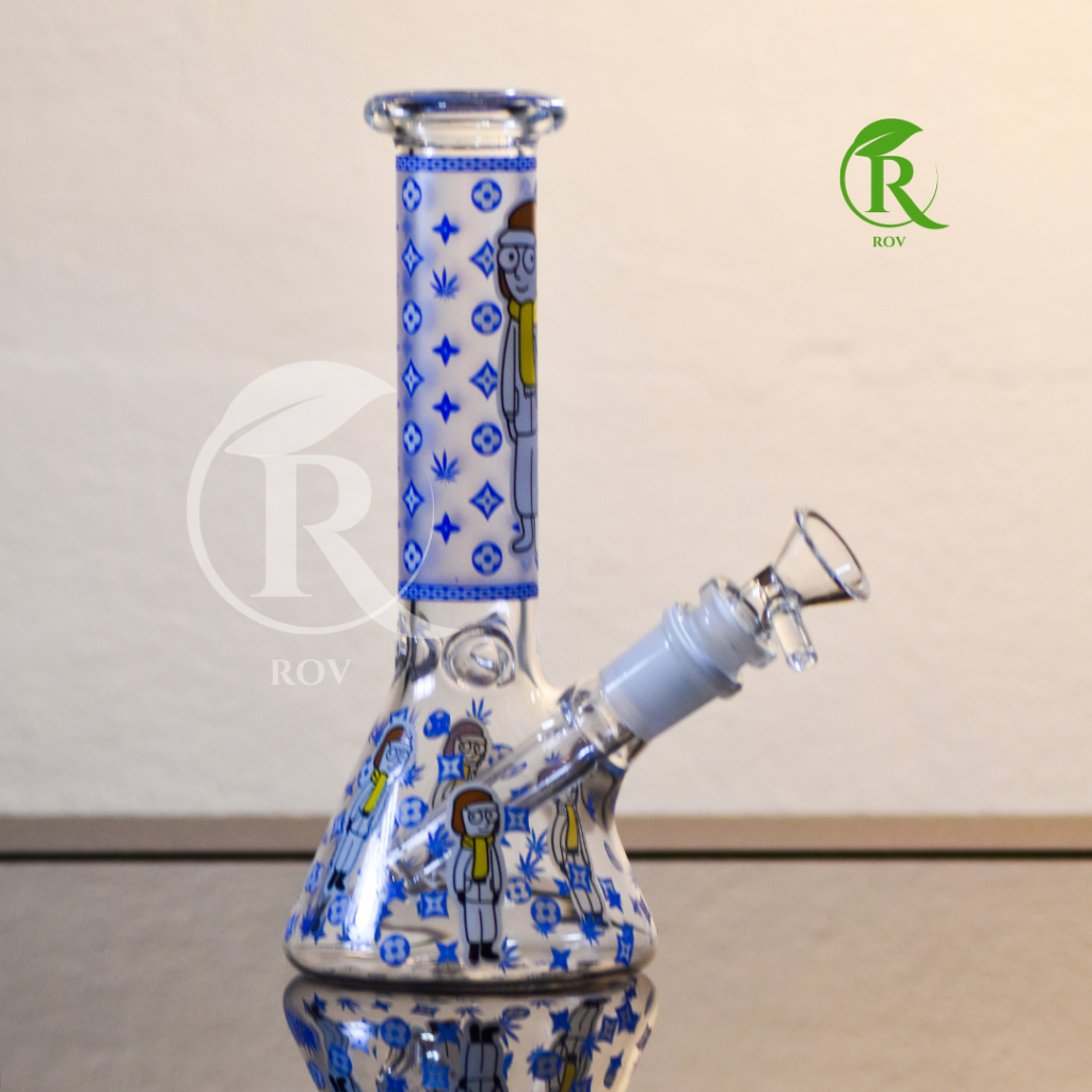 (ส่งจากไทย) บ้องแก้วพร้อมหลอดและโจ๋14mm สูง20cm