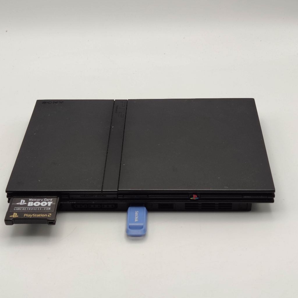 PS2 เล่นผ่าน USB มี 9 เกมส์ เฉพาะ เครื่อง เมมบูท USB เล่นแผ่นไม่ได้ ไม่มีหัวอ่าน PlayStation 2