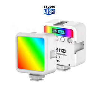 Ulanzi VL49 Mini (RGB 360 สี) Light Rechargable White ไฟติดหัวกล้อง  ขนาดพกพาสะดวก ปรับแสง RGB ได้ 360 สี