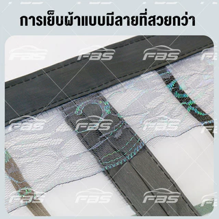 FBS ม่านกั้นแอร์ มีตีนตุ๊กแก ม่านติดประตู ม่านกันแอร์ออก กันยุง กันกลิ่น [90-100]x210 ซม EVA ม่านกันยุงม่านกันแอร์