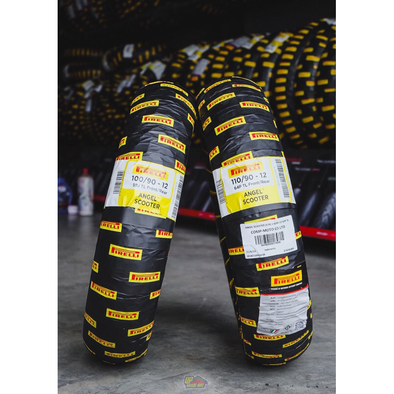 ยาง PIRELLI ANGEL SCOOTER ใส่ GIORNO / ZOOMER X ไซส์เดิมคู่ละ 3,750฿ (ยางปี 25)