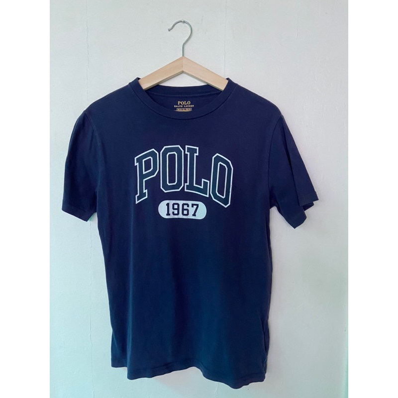 เสื้อPolo Ralph lauren คอกลมผู้หญิง ของแท้สีน้ำเงิน