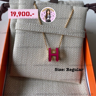 👜: New!! Hermes Pop H Regular Size GHW Necklace Rose Extreme‼️ก่อนกดสั่งรบกวนทักมาเช็คสต๊อคก่อนนะคะ‼️