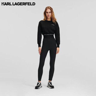Karl Lagerfeld - KARL LOGO PUNTO LEGGINGS 235W1056 กางเกงเลกกิ้ง