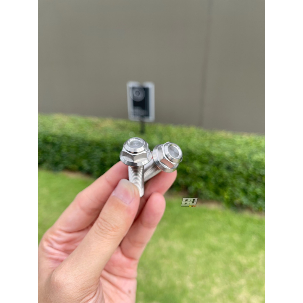 น๊อตยึดโช๊คหลังตัวผู้ W125iวาฬ/Led ปี12-22 อาร์มเดิม Waveทุกรุ่นอาร์มแต่ง หัวสนาม งานเฮงสกรูCnc