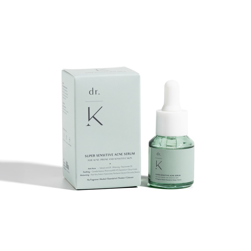 ลอตใหม่ (เซรั่มสิว หมอเก่ง) Dr.K super sensitive acne serum เซรั่มลดสิว สูตรอ่อนโยน สำหรับผิวแพ้ง่าย ราคา ถูกที่สุด ดีลบีเคเค แกลเลอรีภาพที่ 8