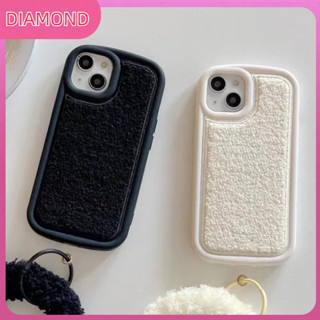 💲คูปองเคลม💲เคสไอโ case for iphone 11 12 ตุ๊กตาที่เรียบง่าย เคส 14 13 12 11 pro max ทนต่อการสึกหรอ ป้องกันรอยขีดข่วน