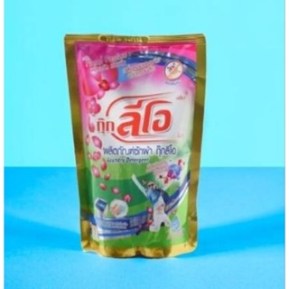 น้ำยาซักผ้าลีโอ สูตรแอนตี้แบคทีเรียกลิ่นฟลอรัล แพชชั้น ถุงละ400 ml