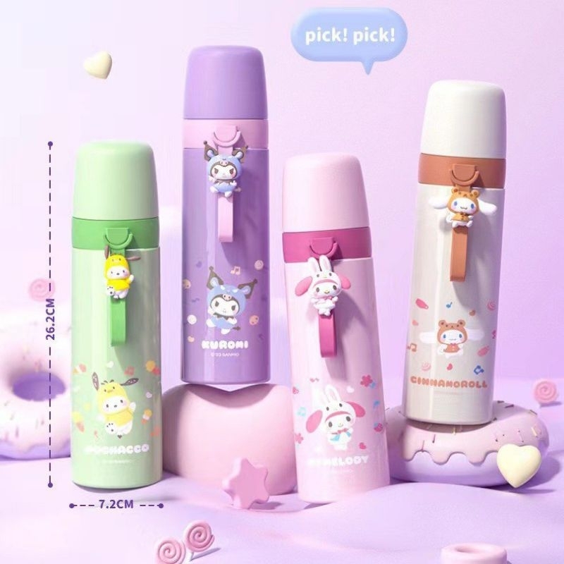 พร้อมส่งในไทย⭐️กระติกน้ำเก็บอุณหภูมิ รุ่นเทดื่ม มีที่หิ้ว มาใหม่