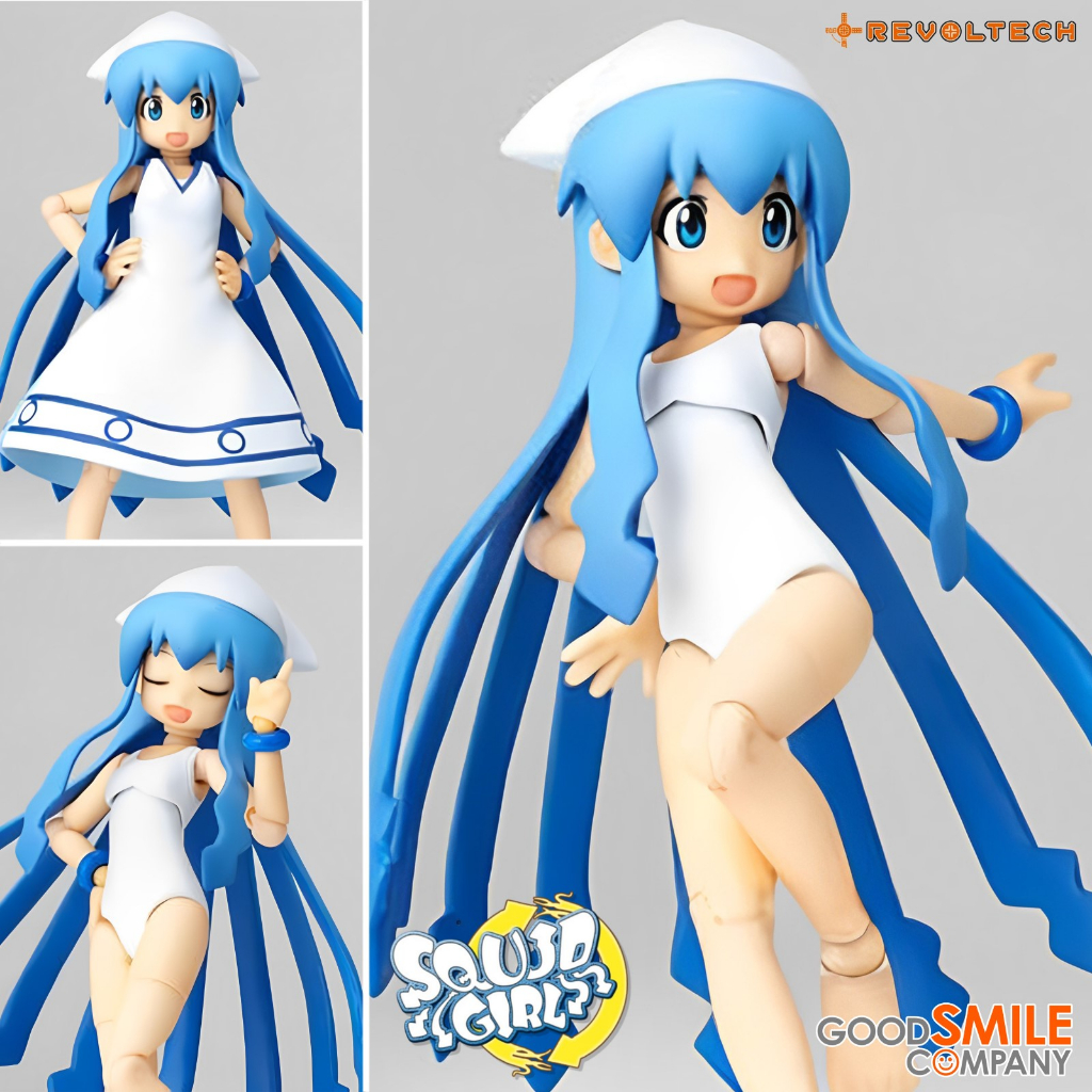 ของแท้ Good Smile Company Revoltech Squid Girl Shinryaku Ika Musume หมึกสาว ลุยหลุดโลก อิกะจัง มุสุเ