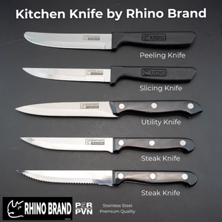 มีดทำครัว มีดทำอาหาร มีดสแตนเลส ดีกว่า KIWI มีดแรด มีด Rhino Brand ด้ามดำ 5151 5111 5101 5171 9101