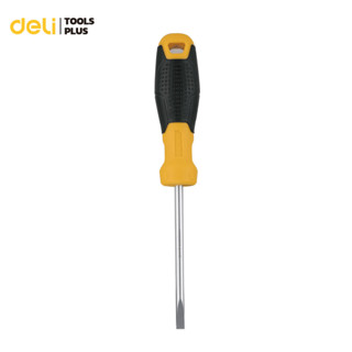 Deli ไขควงปากแฉก ด้ามทะลุ ไขควงหัวแบน สลับ ตอกได้ หัวแม่เหล็ก ปลายแม่เหล็ก CR V Screwdriver