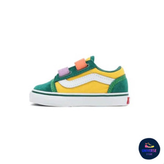 [ของแท้ ส่งฟรี จากไทย] VANS TODDLER OLD SKOOL V CR - (CRAYOLA) OUT OF THE BOX