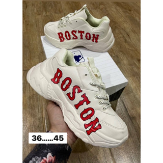 🔥รองเท้าผ้าใบ Size:36-43 (4 สี)  กระชับเท้า นุ่ม เบา ทรงสูงสวย🔥V87B017