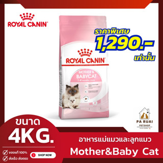 Royal Canin Starter Mother &amp; Baby Cat [4kg] Cat โรยัล คานิน อาหารแม่แมวตั้งท้อง-ให้นม และ ลูกแมวอายุต่ำกว่า 4 เดือน