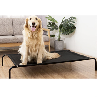 เตียงสุนัขสูง CKAIEE: สะดวกสบายและทนทานสำหรับสัตว์เลี้ยงของคุณElevated Bed for dogs Pets