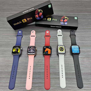 Watch 8 Pro มาแล้วกับนาฬิการุ่นใหม่ที่มีสีให้เลือกถึงการห้าสีหน้าจอสัมผัสได้กันน้ำ มีทั้งระบบตัดสายรับสายฟังเพลงโทรออก