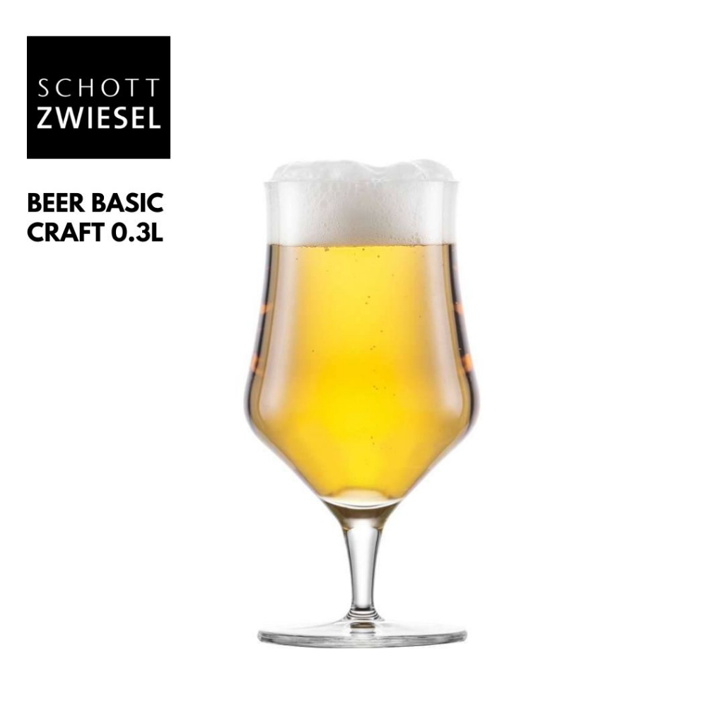 SCHOTT ZWIESEL BEER BASIC CRAFT 0.3L.- แก้วเบียร์คราฟท์อเนกประสงค์ SCHOTT ZWIESEL 0.3L. บรรจุ1ใบ